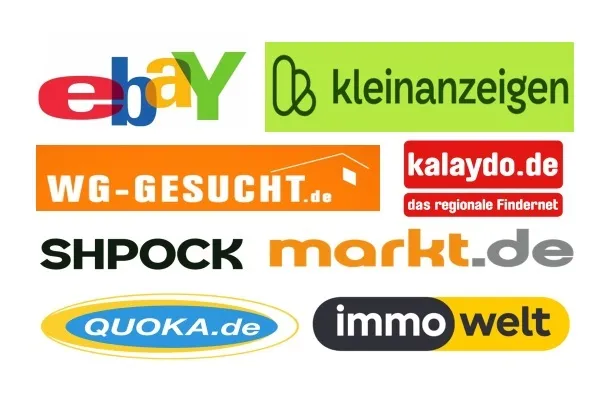 Logotyper för ledande tyska platsannonser